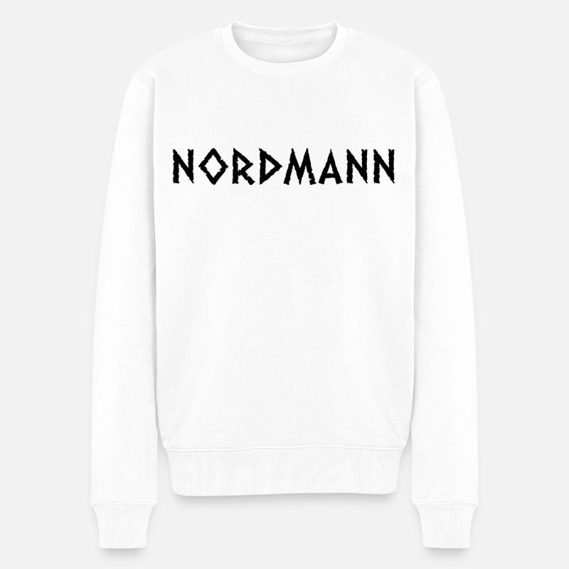 Nordmann - Männer Premium Bio Pullover - Weiß