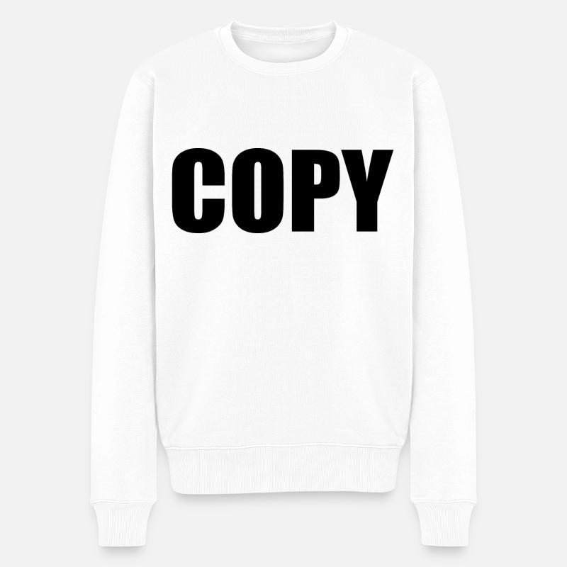 Copy - Pull Premium bio Homme - blanc