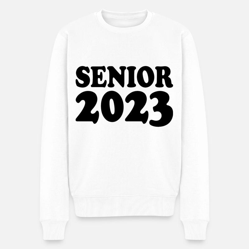 Senior 2023 - Pull Premium bio Homme - blanc