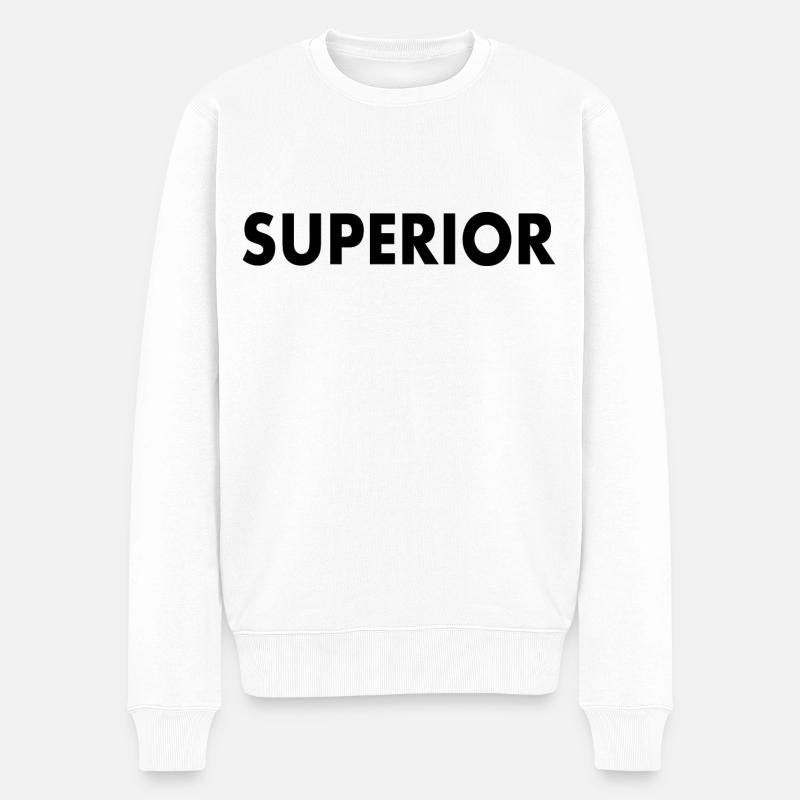 superior - Pull Premium bio Homme - blanc