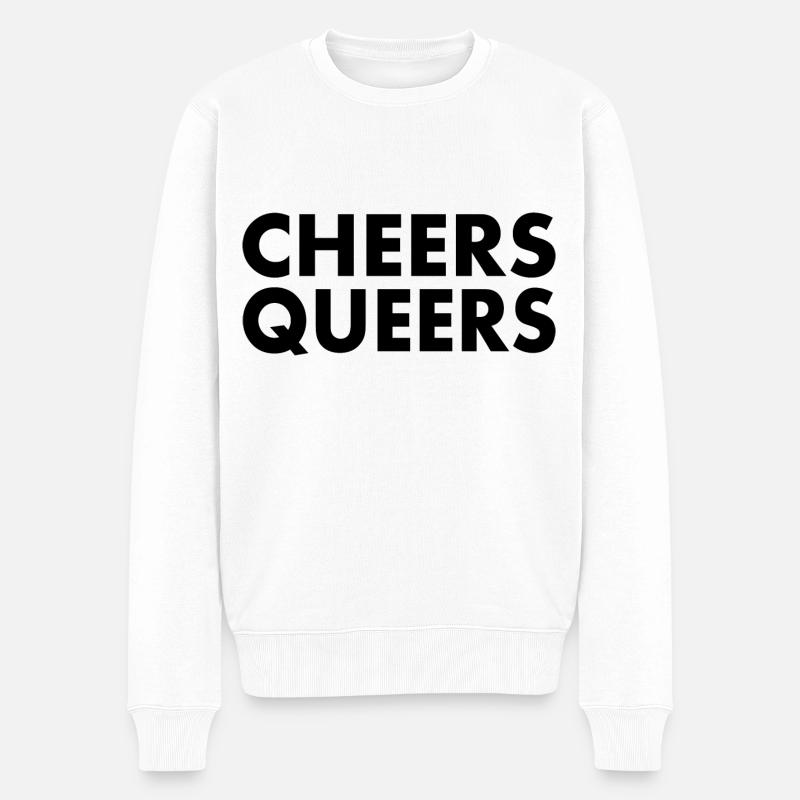 Cheers queers - Pull Premium bio Homme - blanc