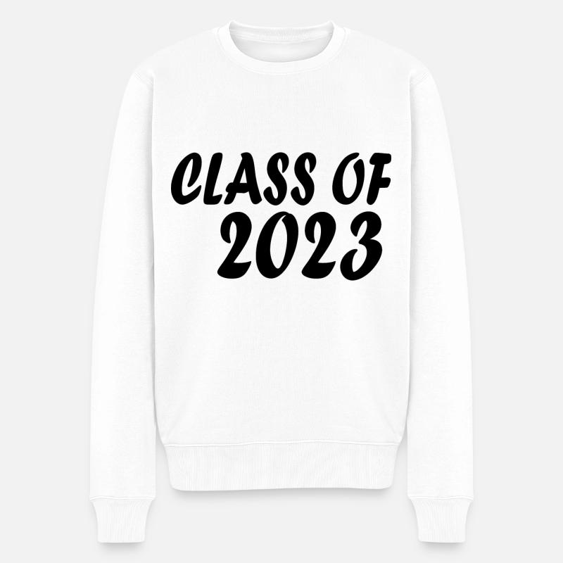 Class of 2023 - Männer Premium Bio Pullover - Weiß