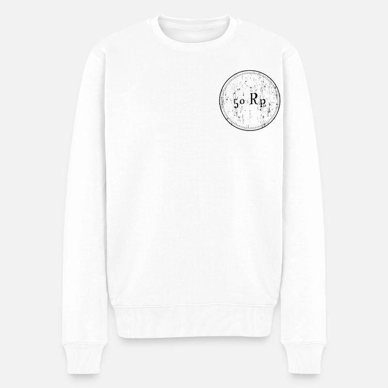 50 centimes des 50 centimes de Suisse - Pull Premium bio Homme - blanc