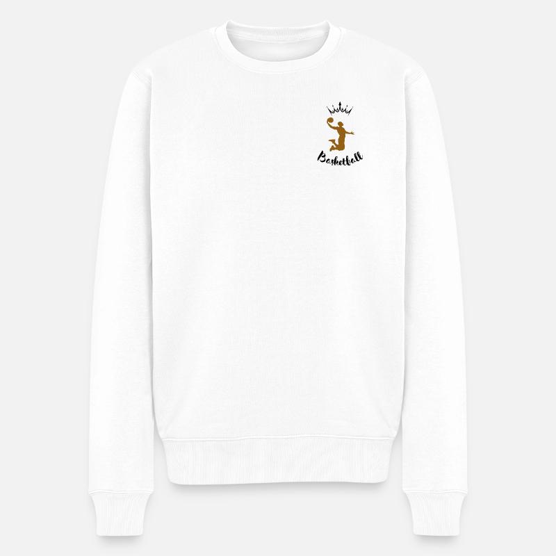 Dunk Silhouette Bronze  - Pull Premium bio Homme - blanc