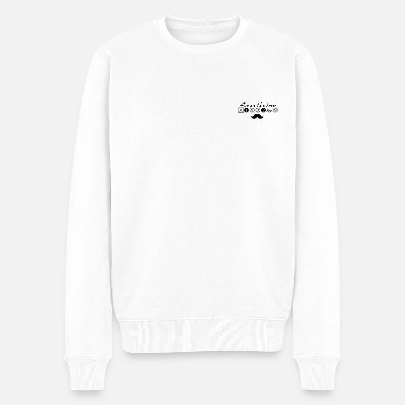Survivant - Pull Premium bio Homme - blanc