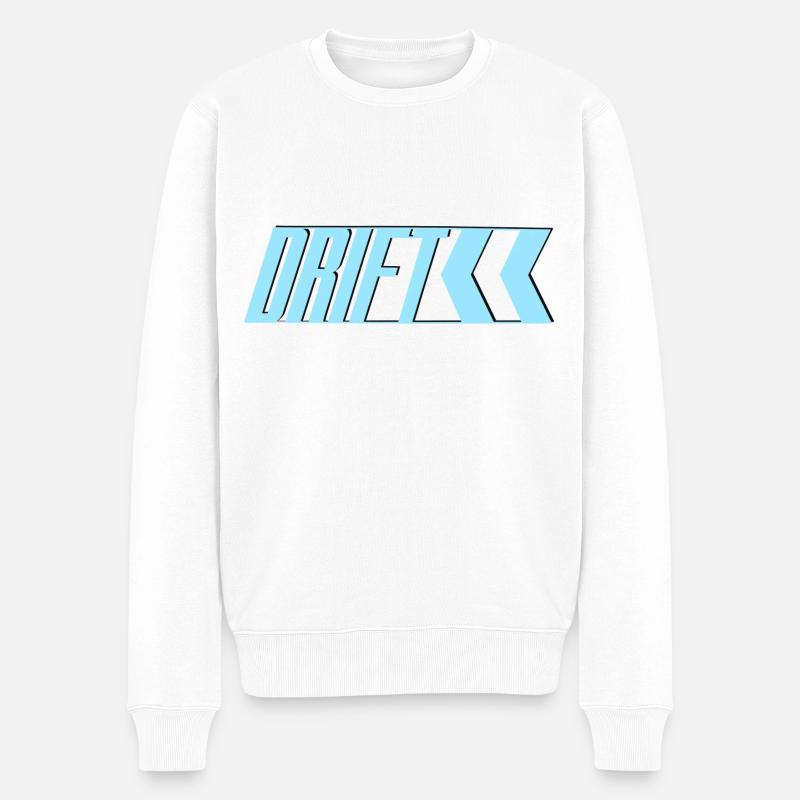 DRIFT - Männer Premium Bio Pullover - Weiß