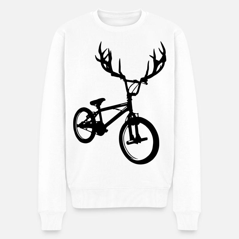 BMX sauvage - Pull Premium bio Homme - blanc
