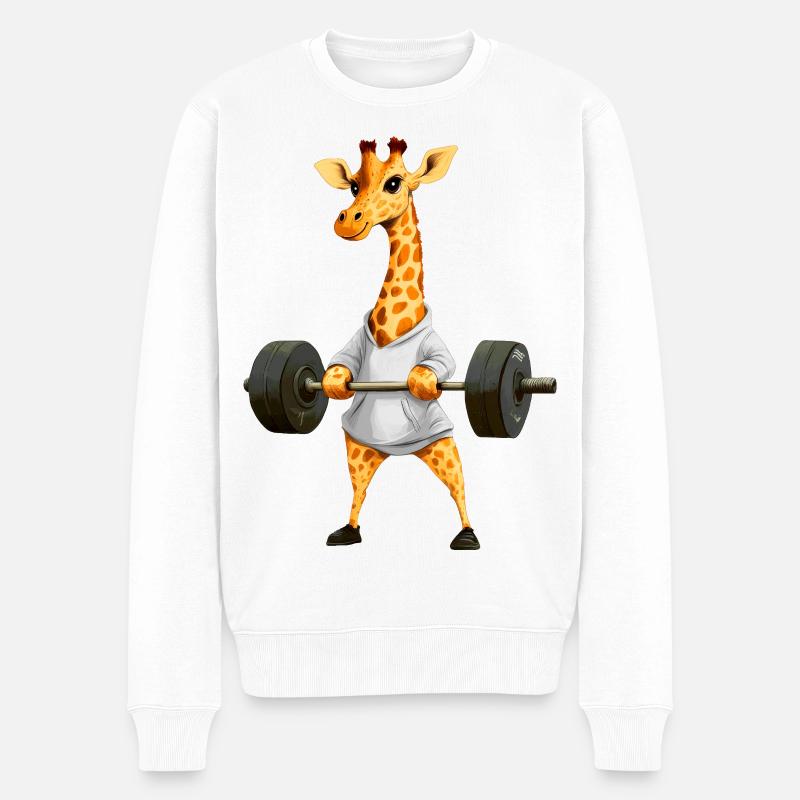Sport de la girafe - Pull Premium bio Homme - blanc