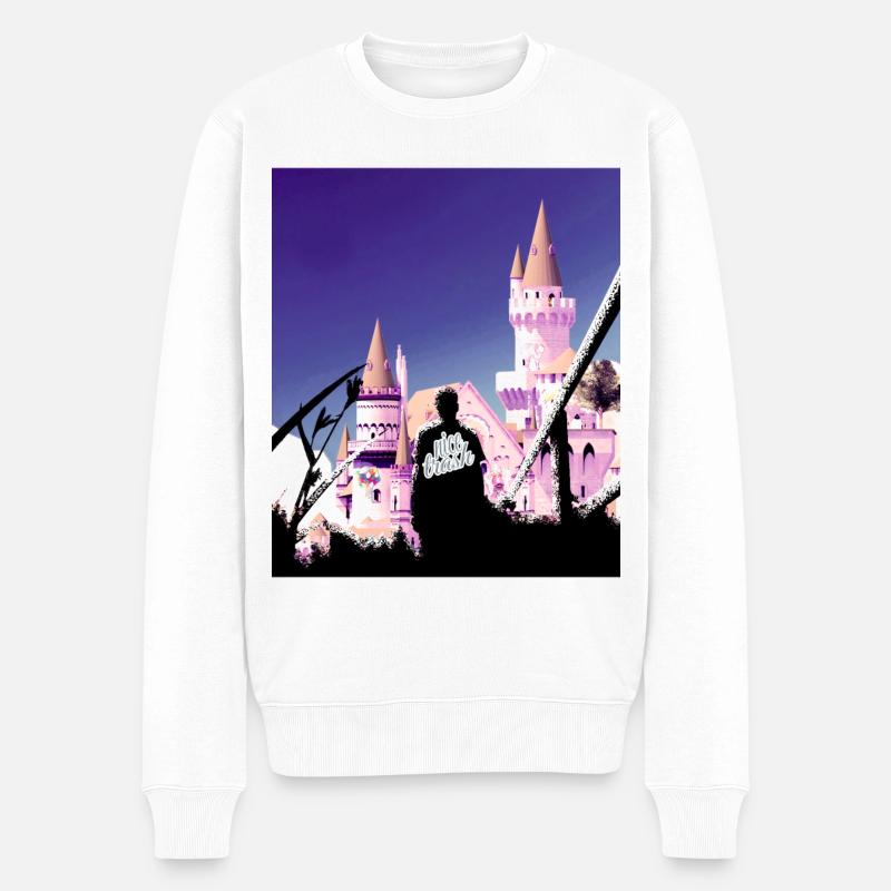 NICEwanderungTRASH - Männer Premium Bio Pullover - Weiß