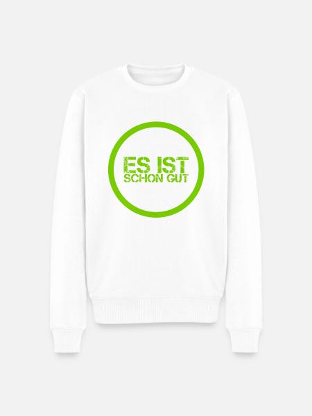 alles okay - Männer Premium Bio Pullover - Weiß