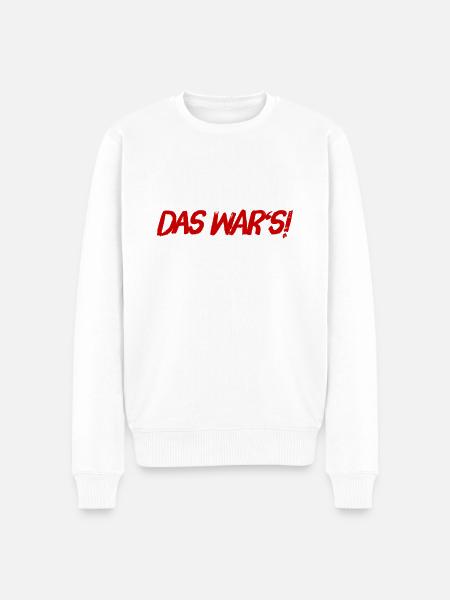 endlich vorbei - Männer Premium Bio Pullover - Weiß