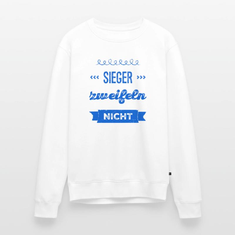 vor dir steht ein Sieger Männer Premium Bio Pullover