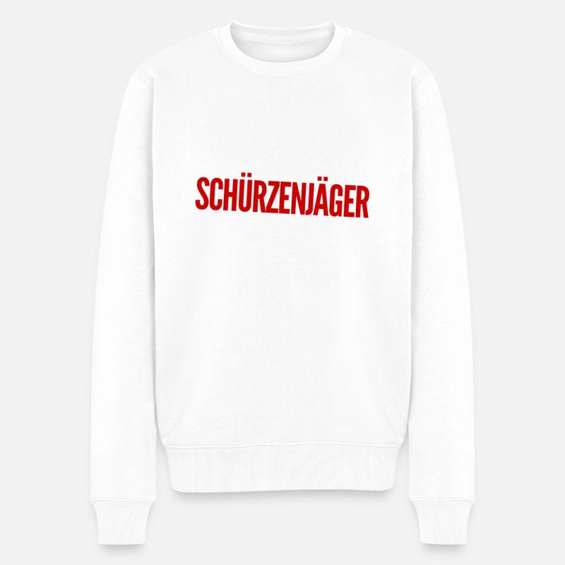 Verführer - Männer Premium Bio Pullover - Weiß