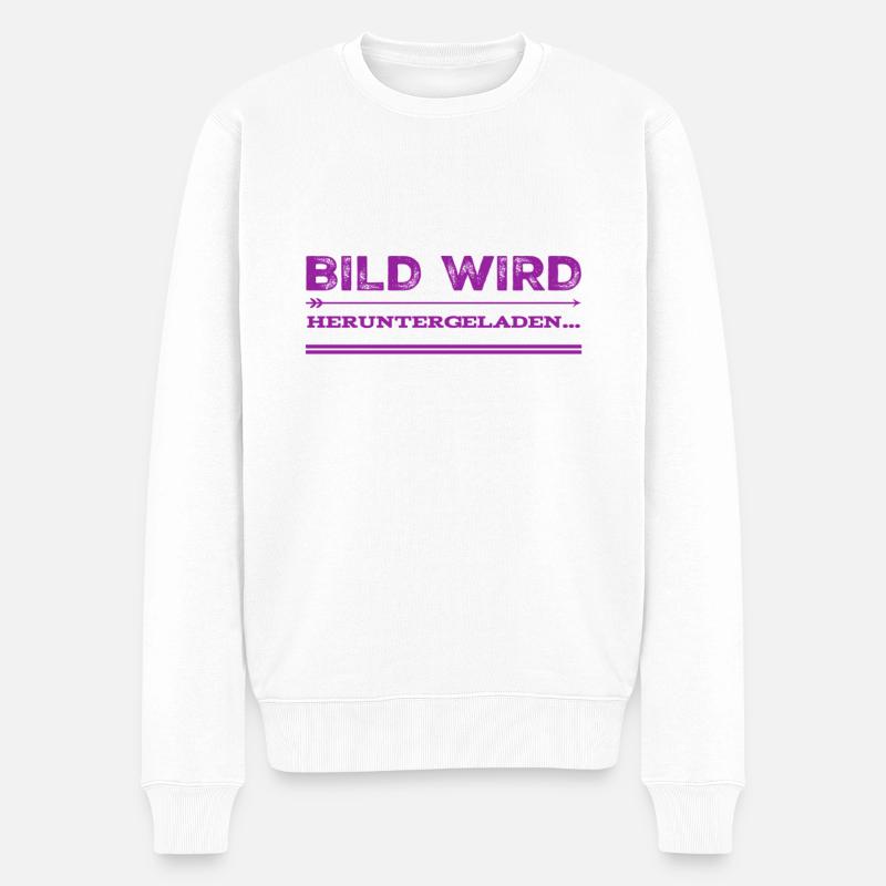 das Bild lädt - Männer Premium Bio Pullover - Weiß