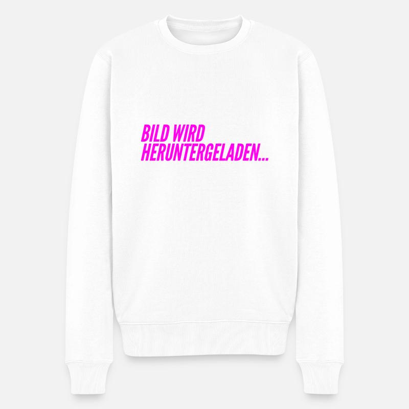 wird geladen - Männer Premium Bio Pullover - Weiß