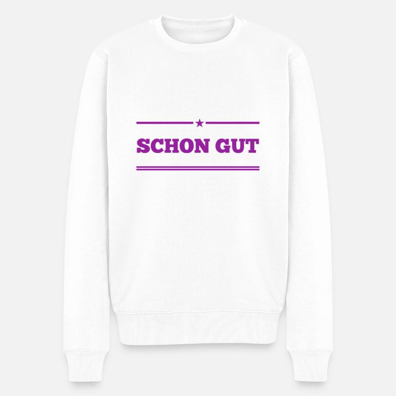 kein Problem - Männer Premium Bio Pullover - Weiß