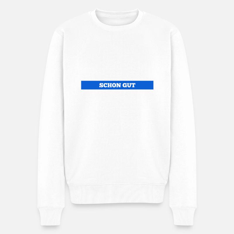 kein Problem - Männer Premium Bio Pullover - Weiß