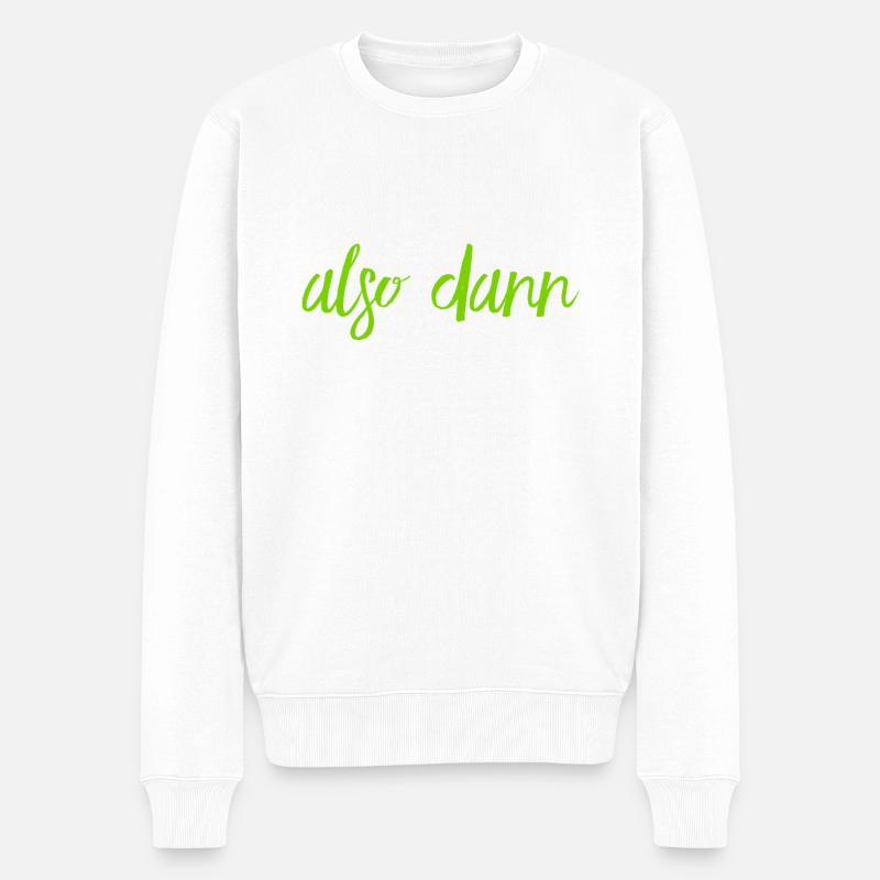 es kann losgehen - Männer Premium Bio Pullover - Weiß