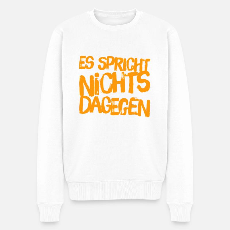 so wird es gemacht - Männer Premium Bio Pullover - Weiß