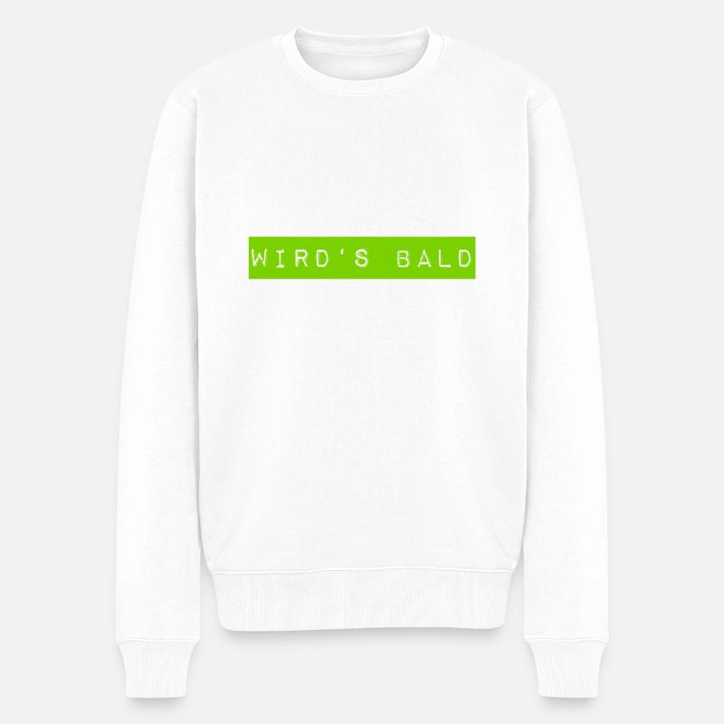 schwing die Hufe - Männer Premium Bio Pullover - Weiß