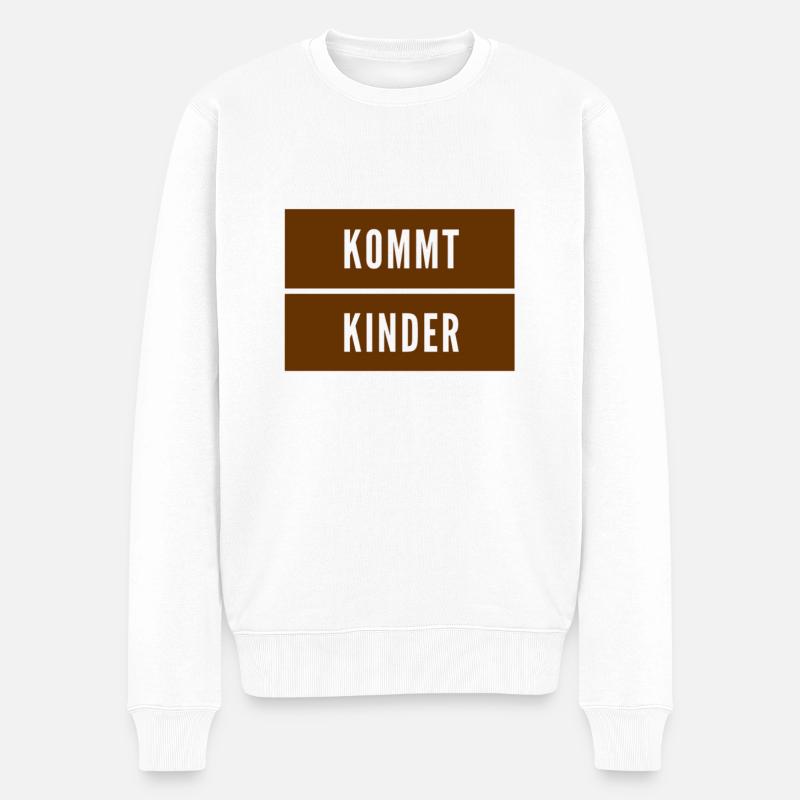 ab die Post - Männer Premium Bio Pullover - Weiß