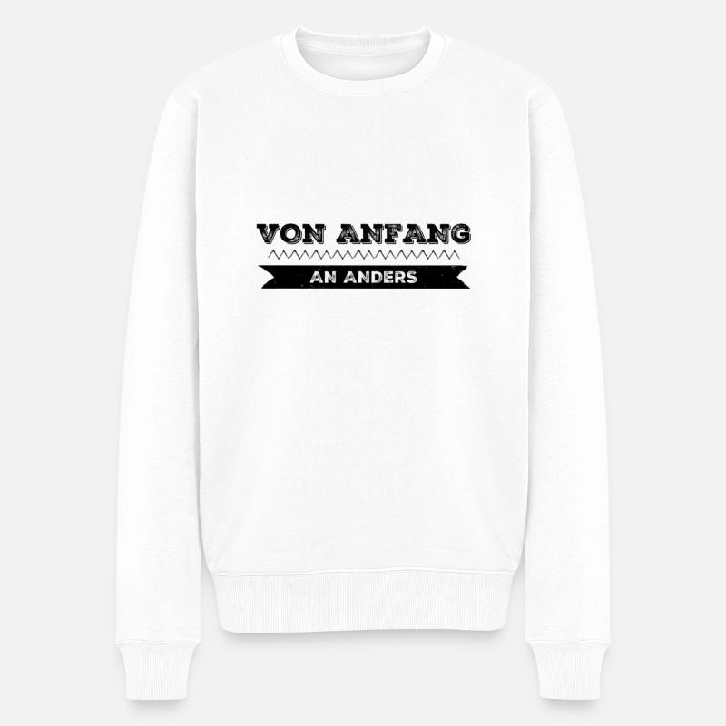 ich bin toll - Männer Premium Bio Pullover - Weiß