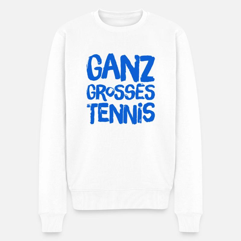 das ist mega - Männer Premium Bio Pullover - Weiß