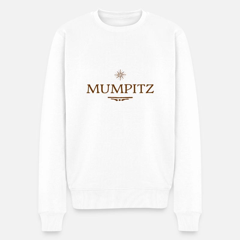 Mumpitz - Männer Premium Bio Pullover - Weiß