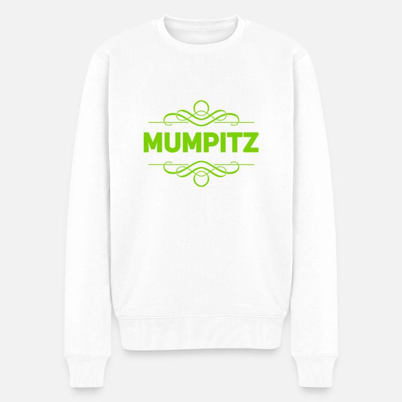 alles Quatsch - Männer Premium Bio Pullover - Weiß