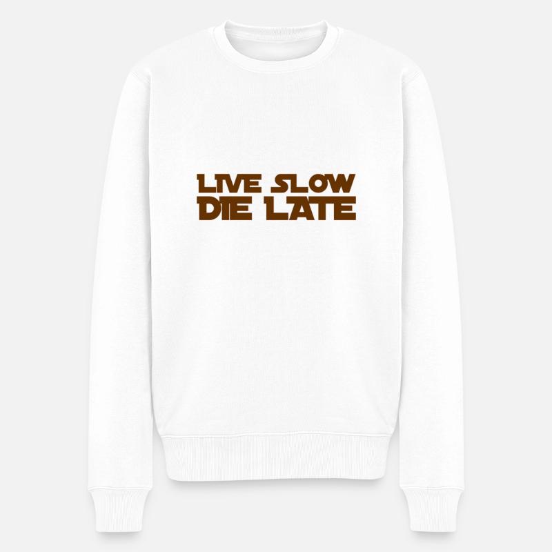 Pas de stress - Pull Premium bio Homme - blanc