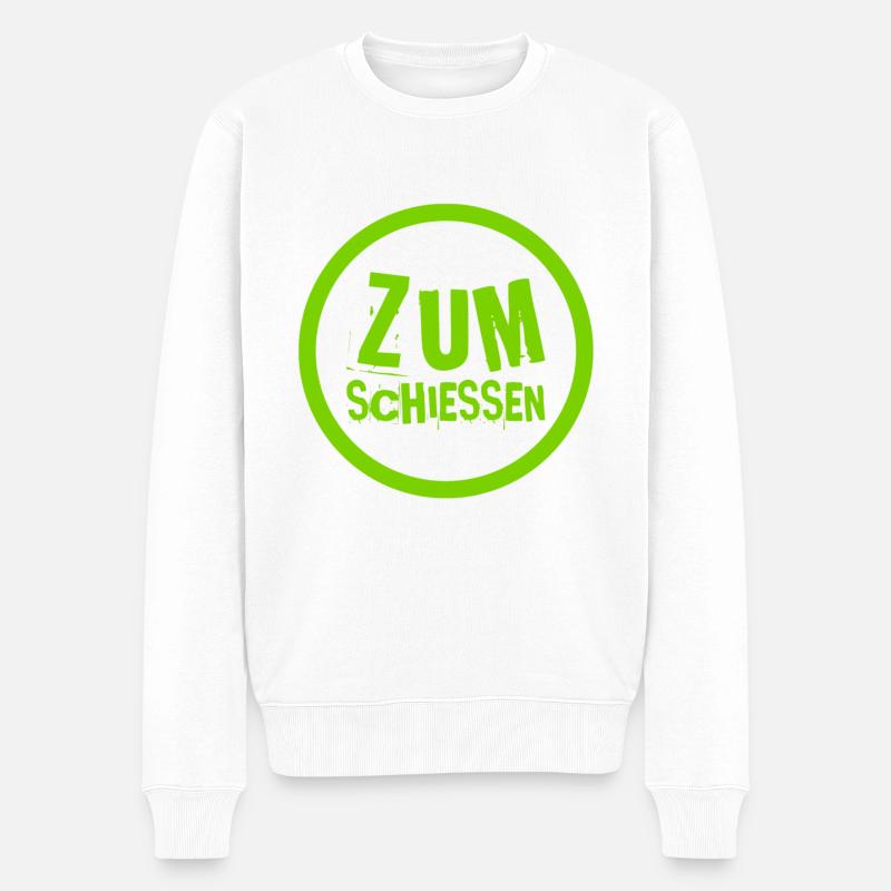 C’est bizarre - Pull Premium bio Homme - blanc