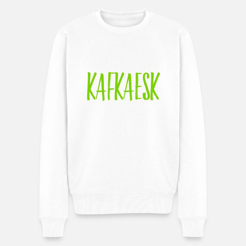 Comme kafkaïen - Pull Premium bio Homme - blanc