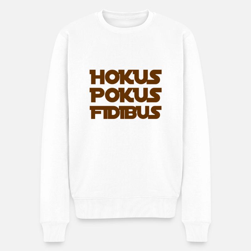 Je suis un magicien - Pull Premium bio Homme - blanc