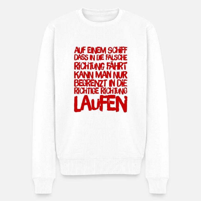 Décision fondamentale - Pull Premium bio Homme - blanc