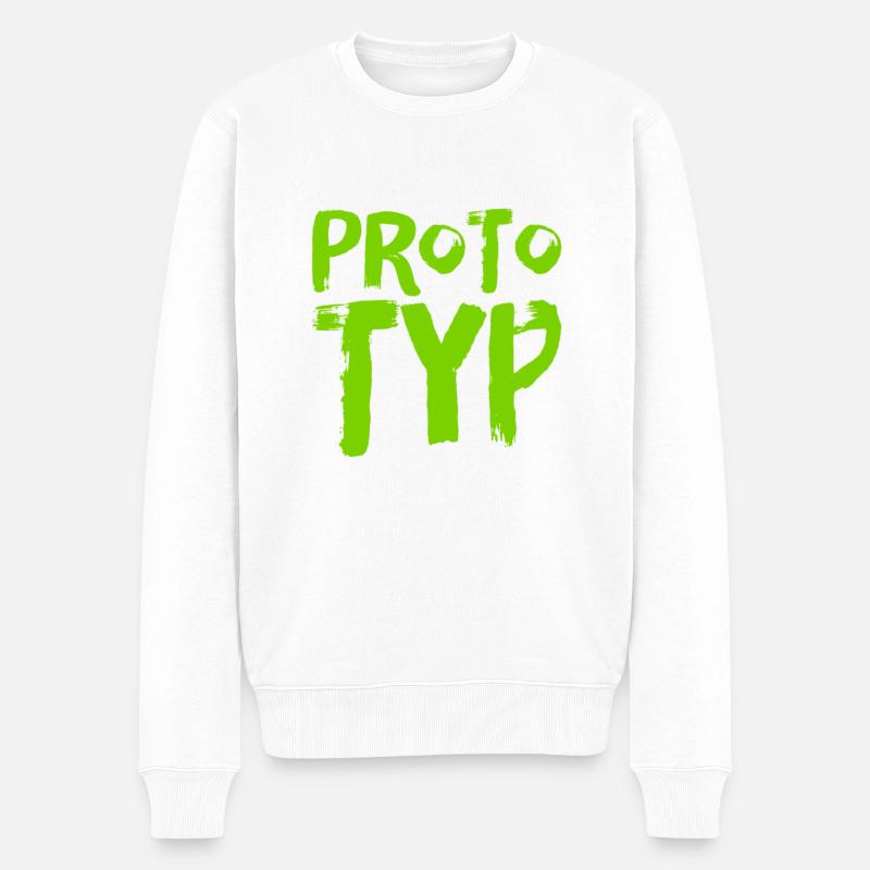 un prototype - Pull Premium bio Homme - blanc