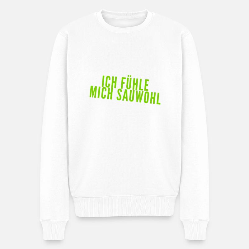 Je me sens bien - Pull Premium bio Homme - blanc
