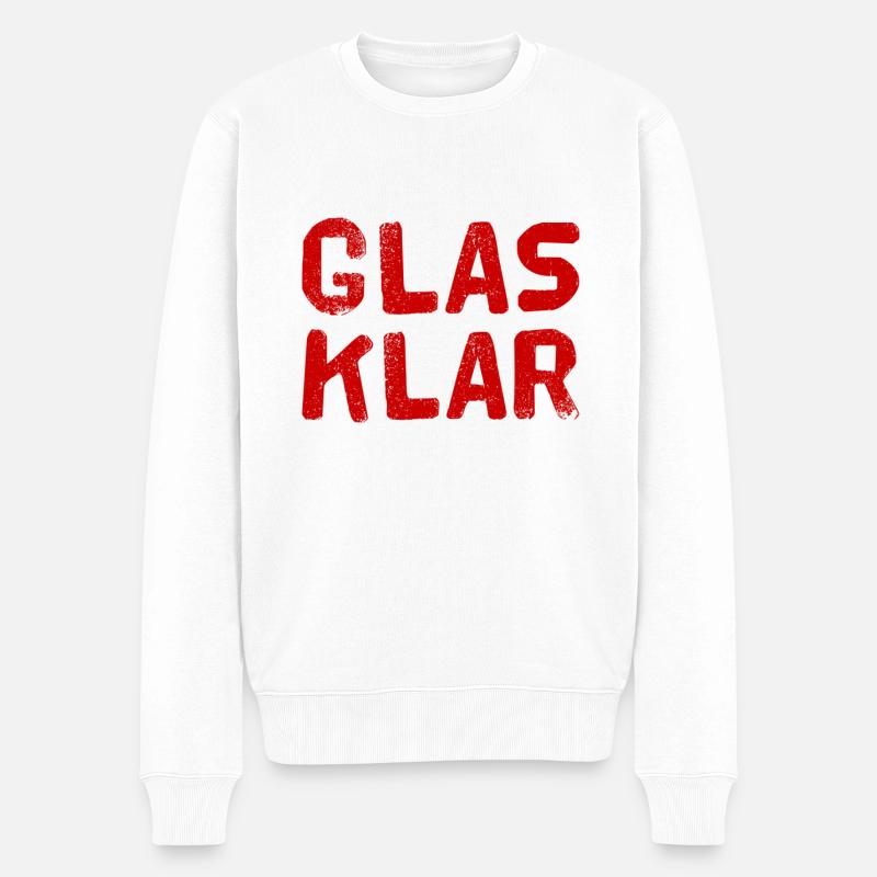 C’est clair - Pull Premium bio Homme - blanc