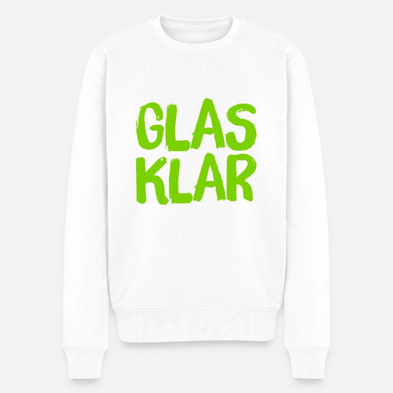 C’est tellement clair - Pull Premium bio Homme - blanc