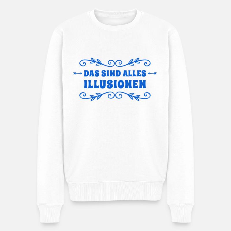 C’est une fausse nouvelle - Pull Premium bio Homme - blanc