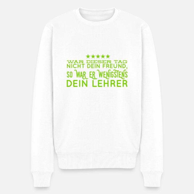 J’ai appris quelque chose - Pull Premium bio Homme - blanc
