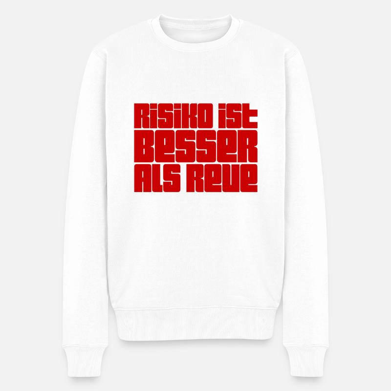 Je ne regrette rien - Pull Premium bio Homme - blanc
