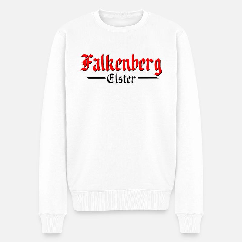 Falkenberg Elster - Pull Premium bio Homme - blanc