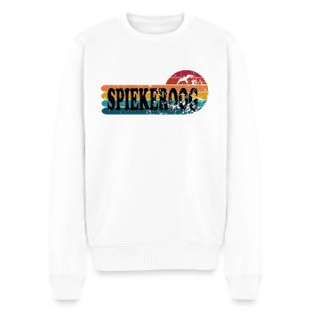 Spiekeroog - Männer Premium Bio Pullover - Weiß - Vorne - Thijin (182cm)