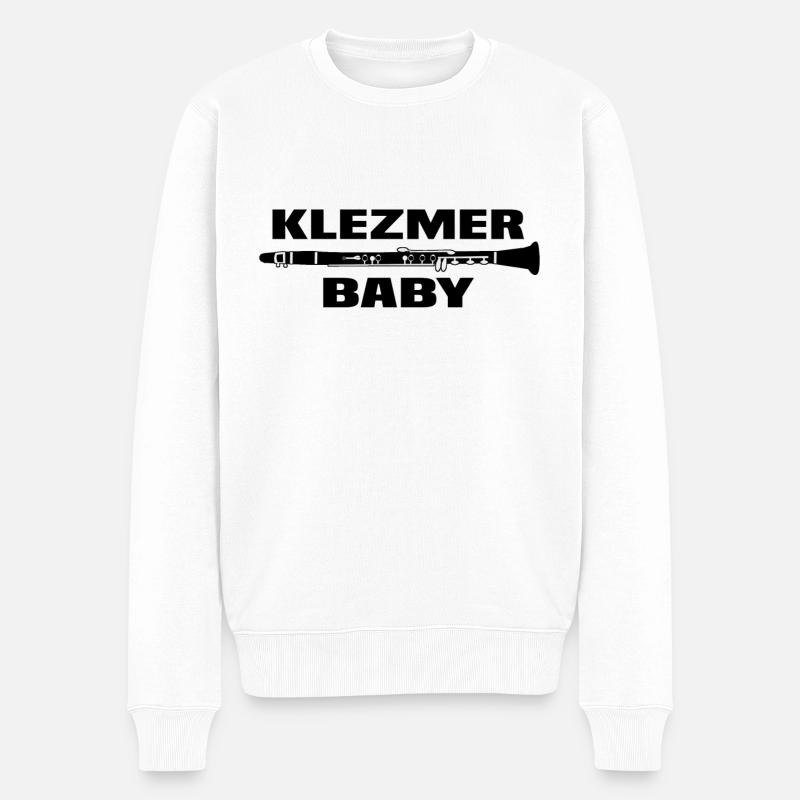 Klezmer Bébé - Pull Premium bio Homme - blanc