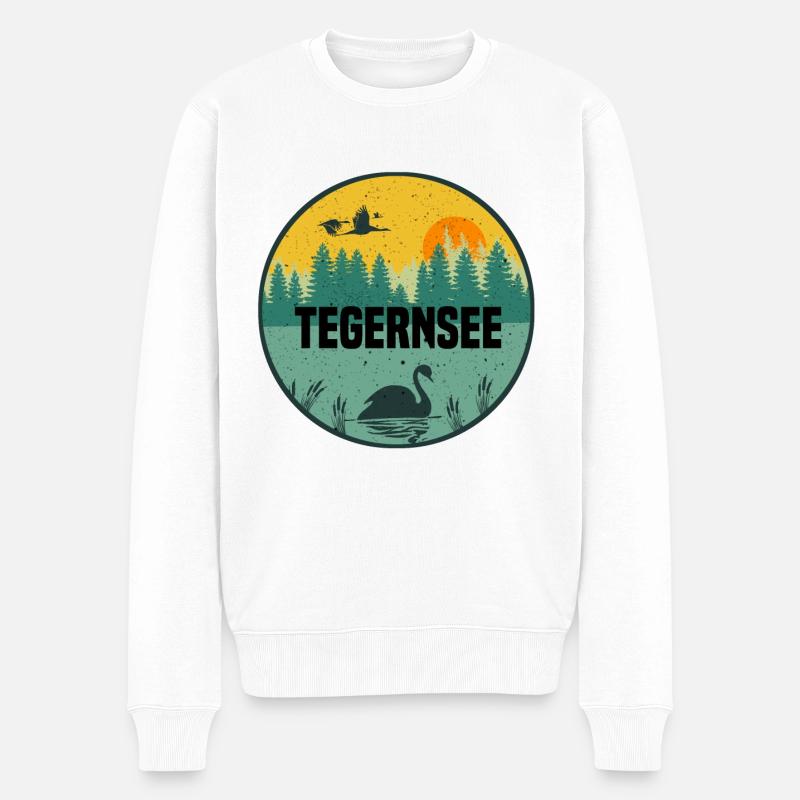 Tegernsee - Pull Premium bio Homme - blanc