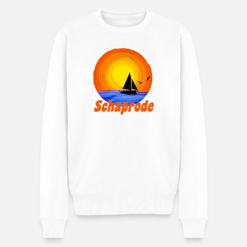 Schaprode - Männer Premium Bio Pullover - Weiß