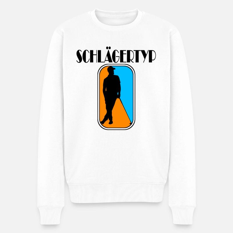 golf schlägertyp Golf - Männer Premium Bio Pullover - Weiß