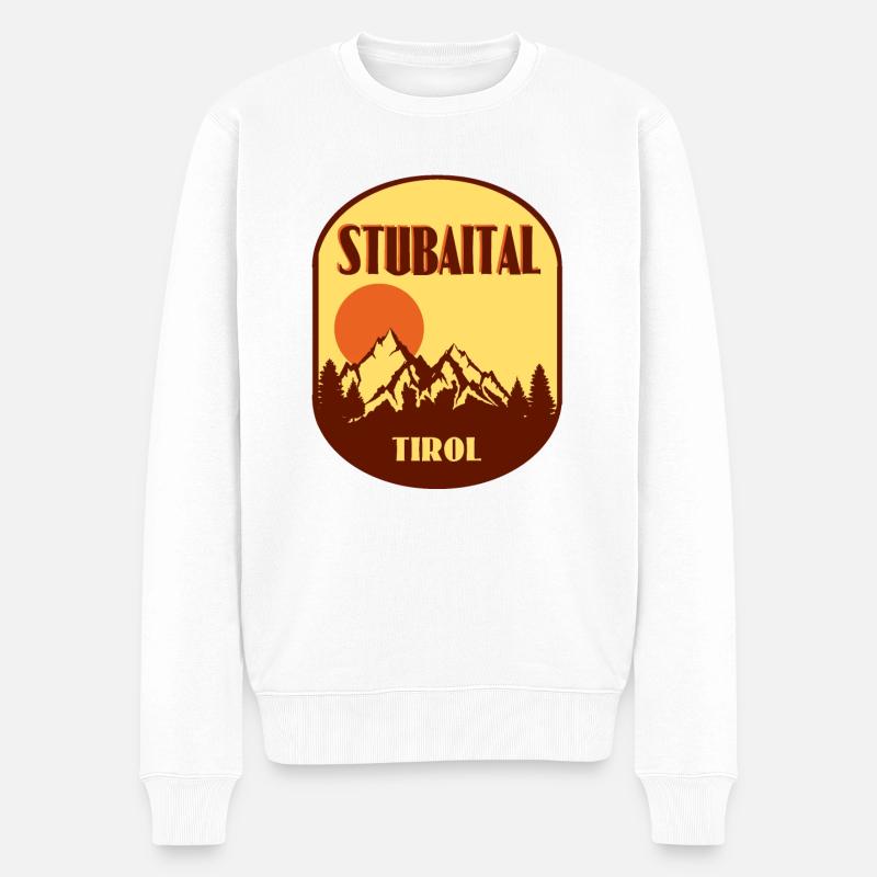 Tyrol du Stubait - Pull Premium bio Homme - blanc
