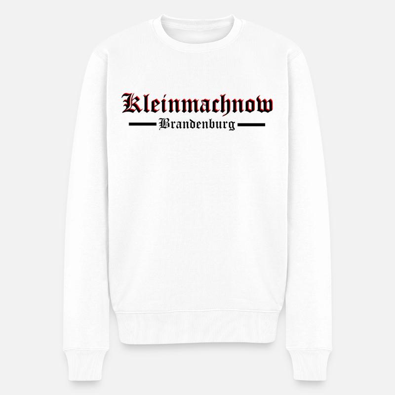 Kleinmachnow - Männer Premium Bio Pullover - Weiß