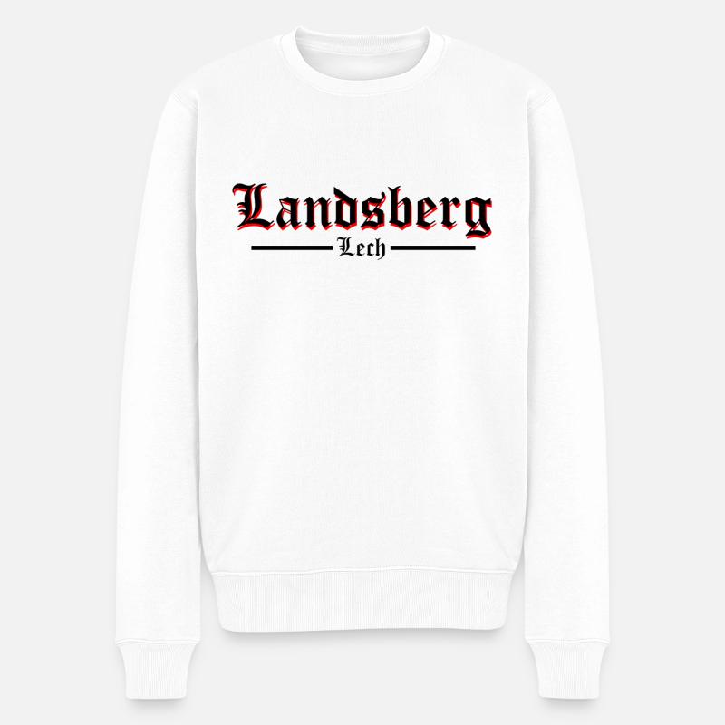 Landsberg altdeutsch - Männer Premium Bio Pullover - Weiß